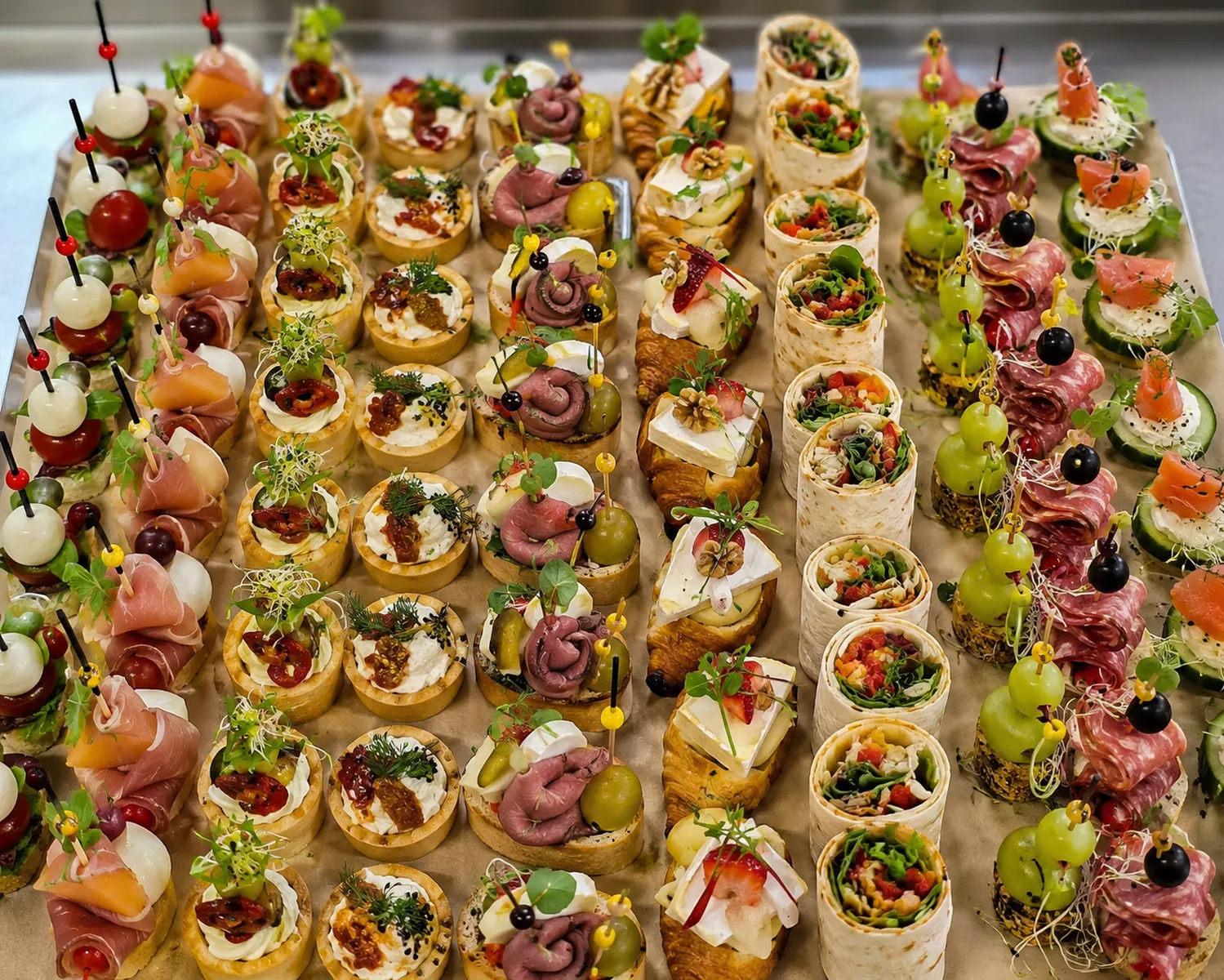 Finger food Placek czy Naleśnik - catering na imprezy i eventy Tychy
